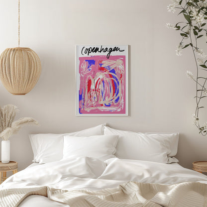 Wall art Copenhagenabstract5 Size24x36