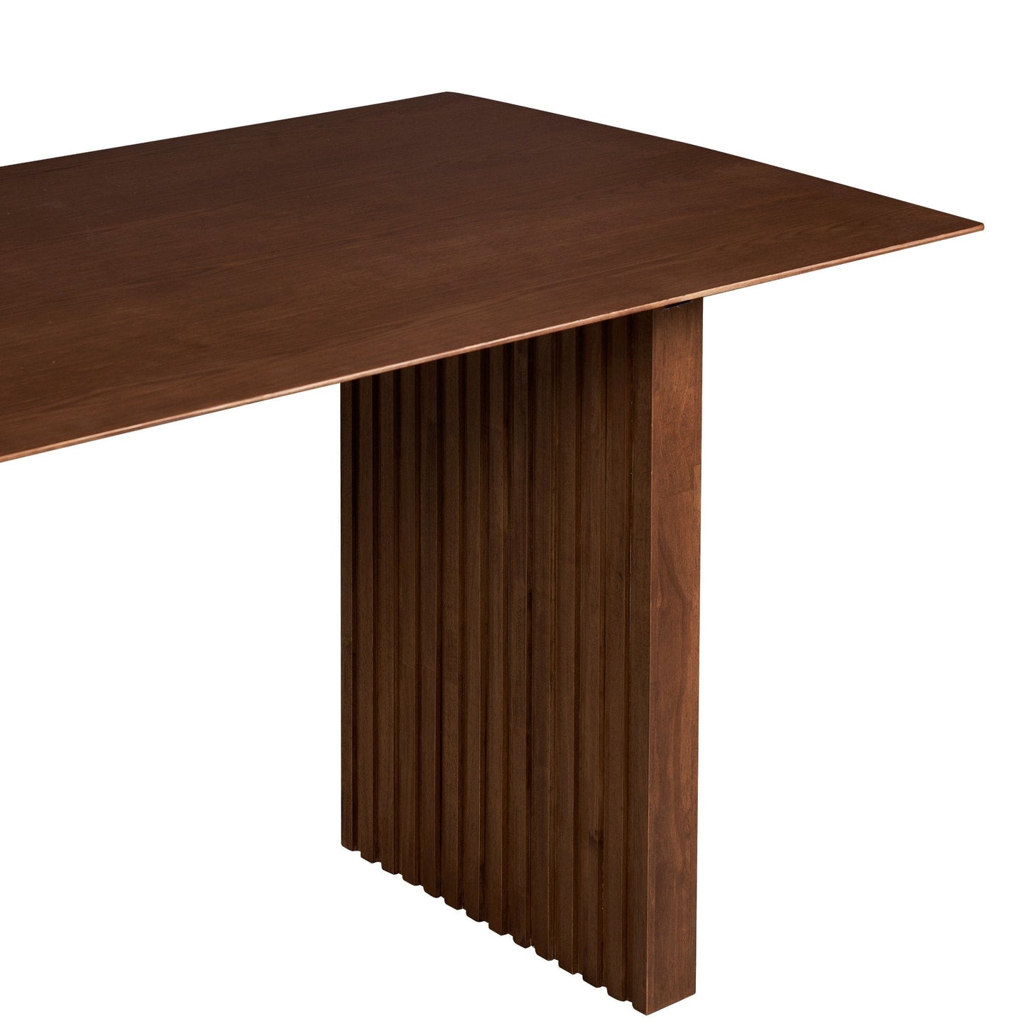 Plank 6-Seater Natural Oak Wood Dining Table