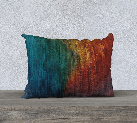 Throw Pillow Cover | 20 x 14 | Painted
