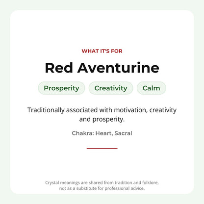 Red Aventurine Chip Bracelet