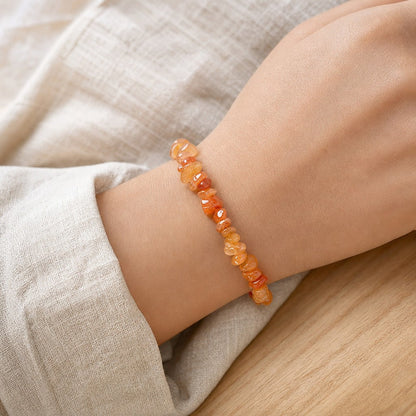 Red Aventurine Chip Bracelet
