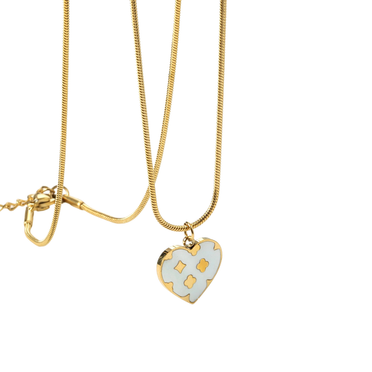 Lucky Heart Shell Pendant