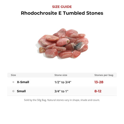 Rhodochrosite E Tumbled Stones