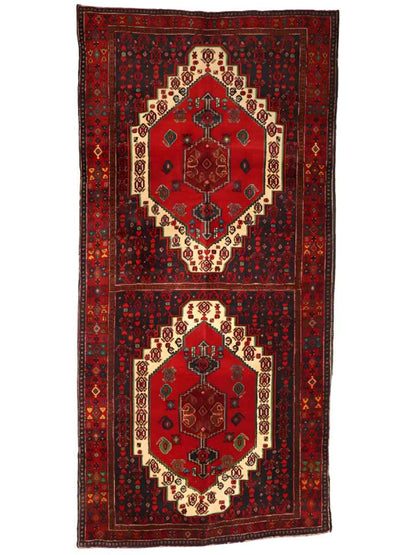 Rojan | 10' 2" x 4' 11" | Vintage Senneh Rug