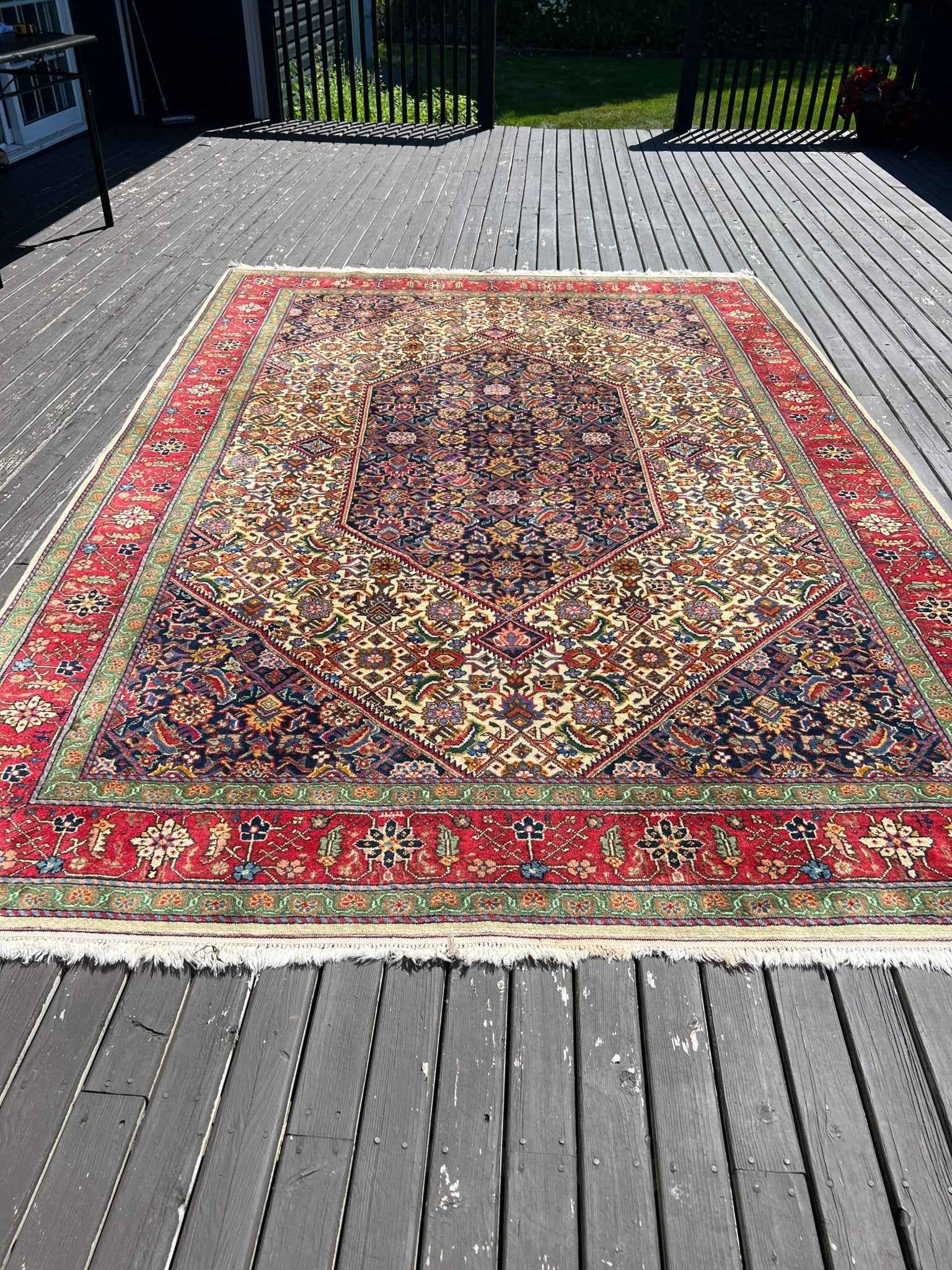 Romanian Tabriz Rug | 7' 4" x 10' 10"