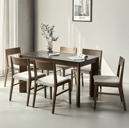 Scania Stone Dining Table Set