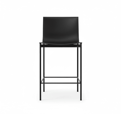 Set of Two Alto Modern High-Back Bar Stools