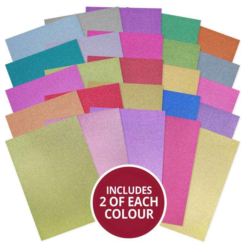 Diamond Sparkles Shimmer Card 50 Sheet Pack!
