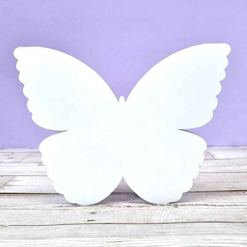 Luxury Shaped Card Blanks & Envelopes - Butterfly