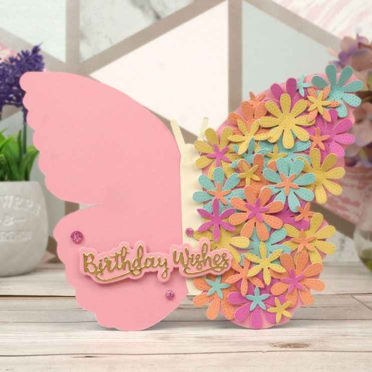 Luxury Shaped Card Blanks & Envelopes - Butterfly
