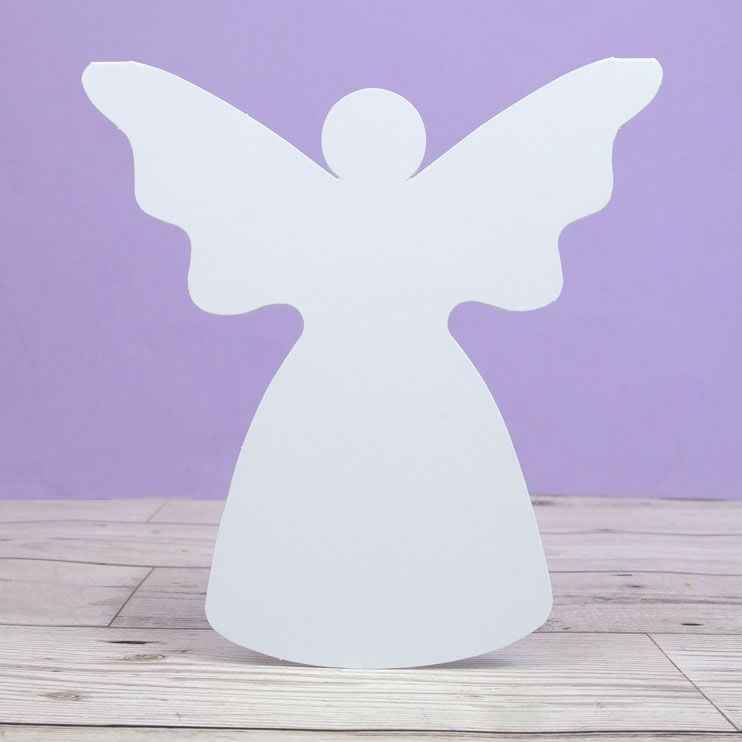 Luxury Shaped Card Blanks & Envelopes - Angel