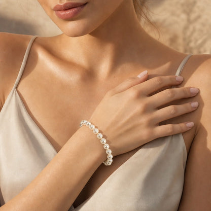 Shell Round Bracelet - 8mm
