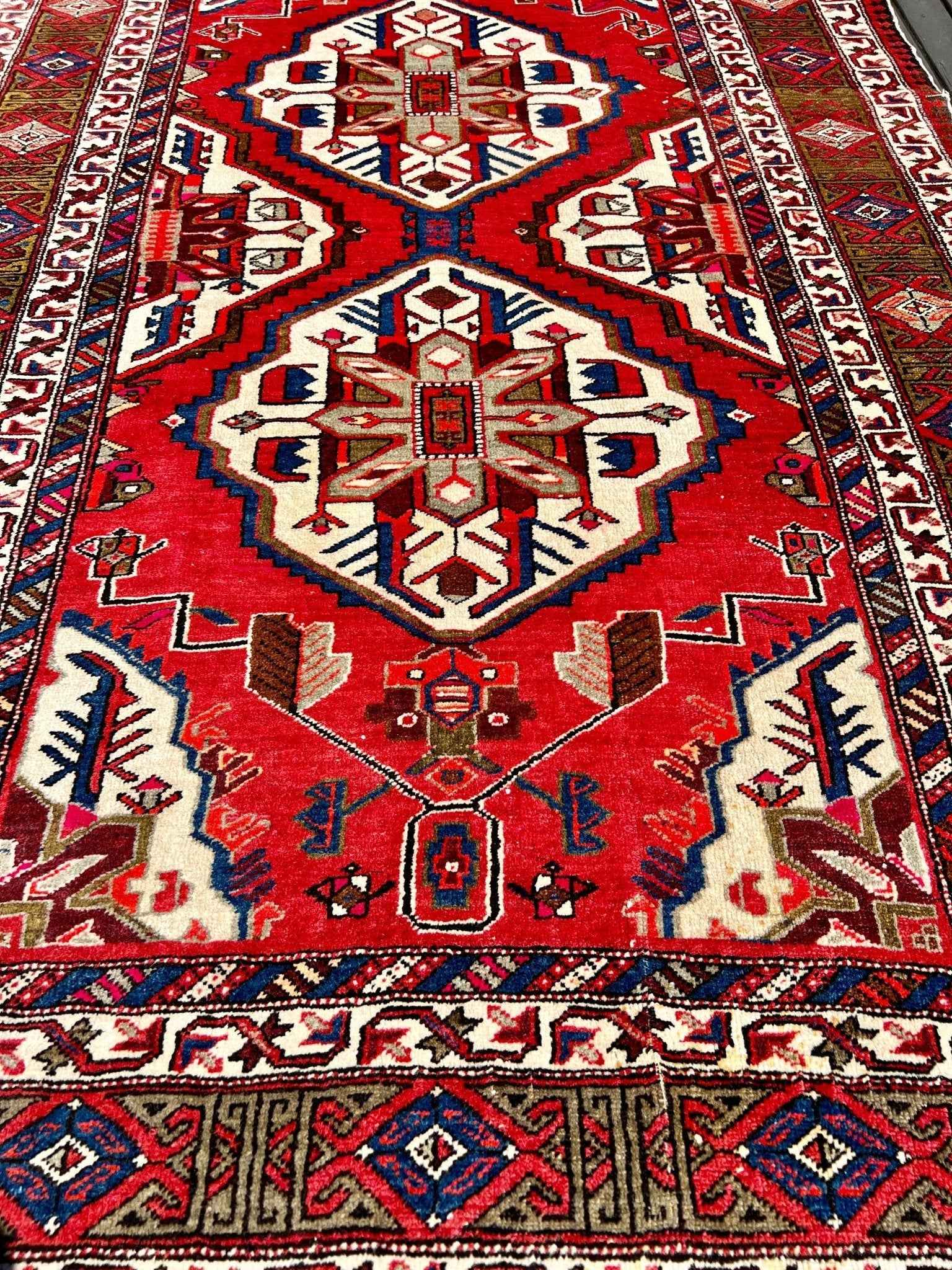 Shirin | 5' 3" x 8' 6" | Vintage Persian Meshkin Rug