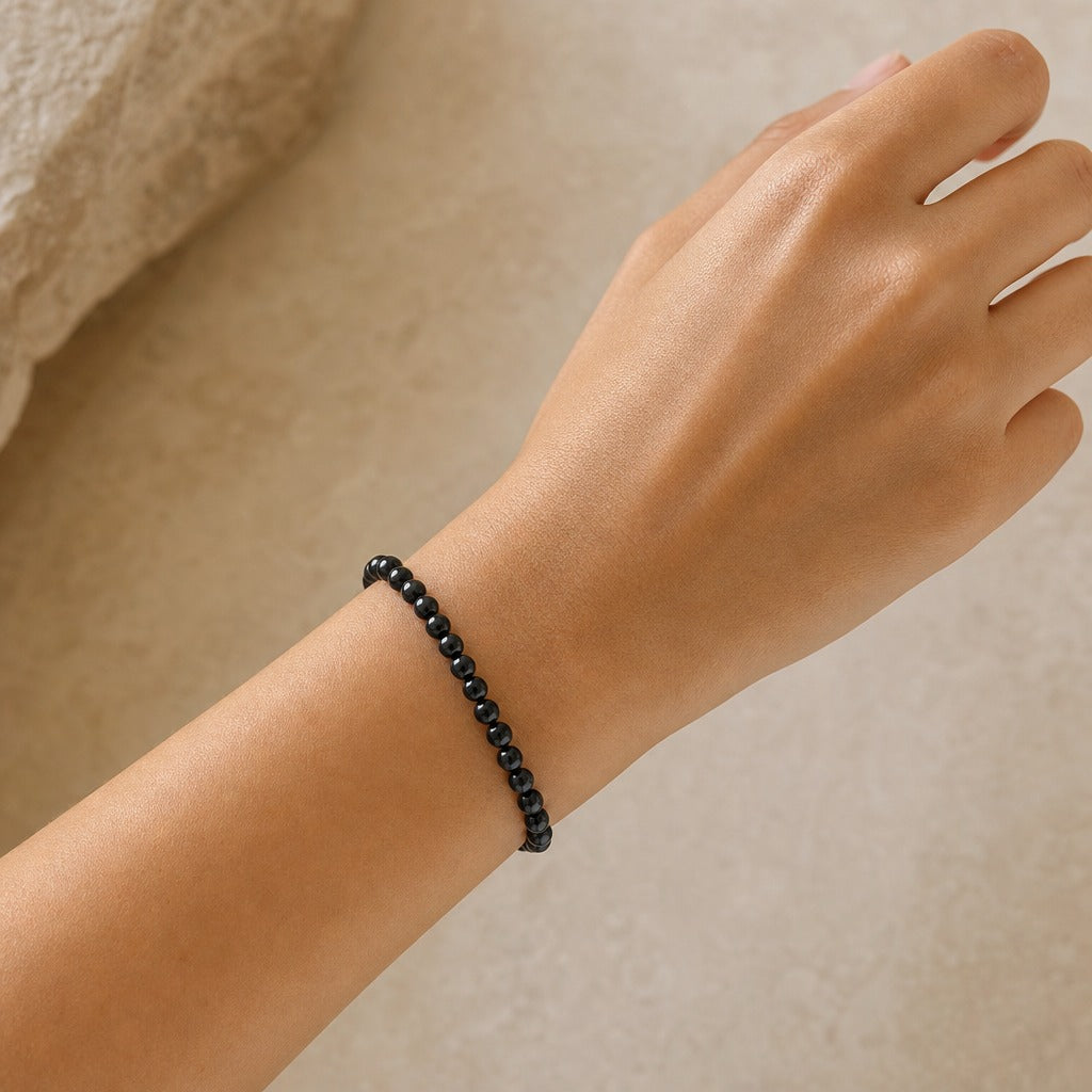 Shungite Bracelet Round - 6mm