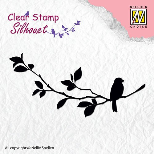 Silhouette Clear Stamp - Birdsong 1