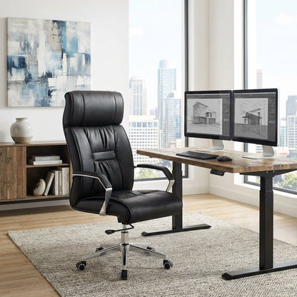 Sintra Full-Grain Leather Office Chair