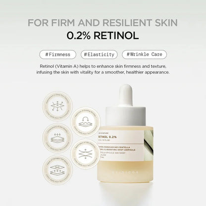 SKIN1004 Madagascar Centella Retinol 0.2 Boosting Shot Ampoule 30ml