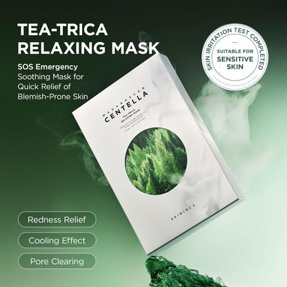 SKIN1004 Madagascar Centella Tea-Trica Relaxing Mask 24ml - 5 Masks