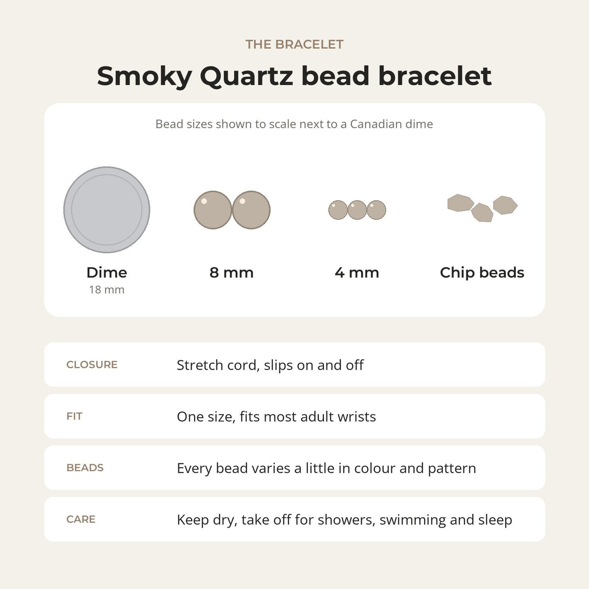 Smoky Quartz Bracelet