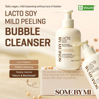 SOME BY MI Lactosoy Mild Bubble Peeling Cleanser 180ml
