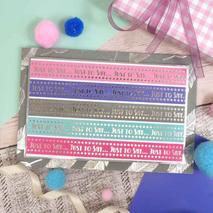 Bold & Bright Stickables Foiled & Die-Cut Self-Adhesive Occasions Borders