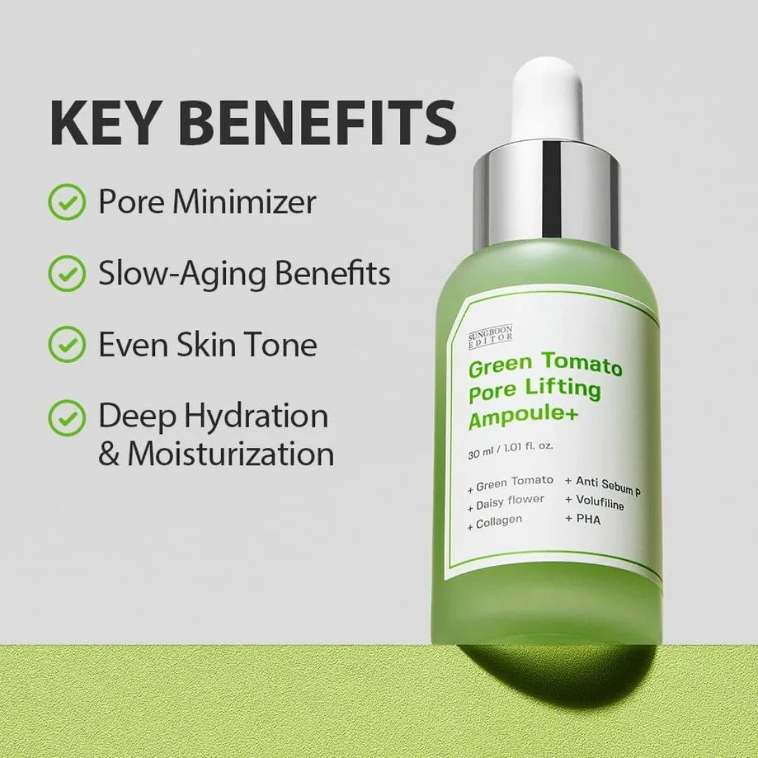 Sungboon Editor Green Tomato Pore Zero Ampoule+ 40ml