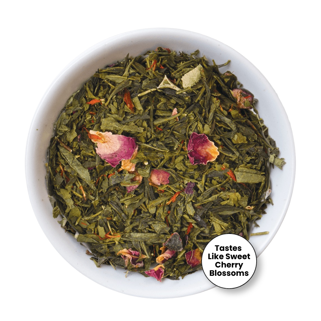 Organic Sakura Cherry Rose Tea