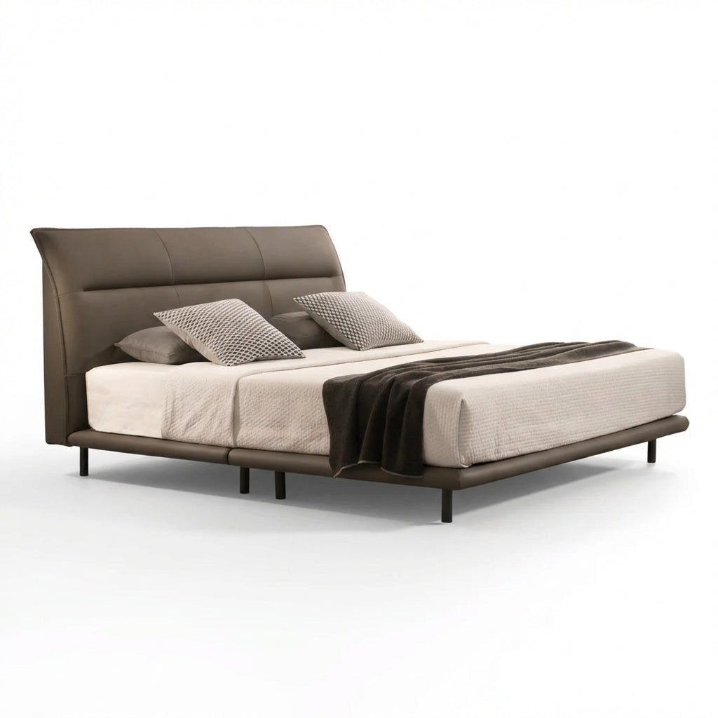 Hudson Leather Bed