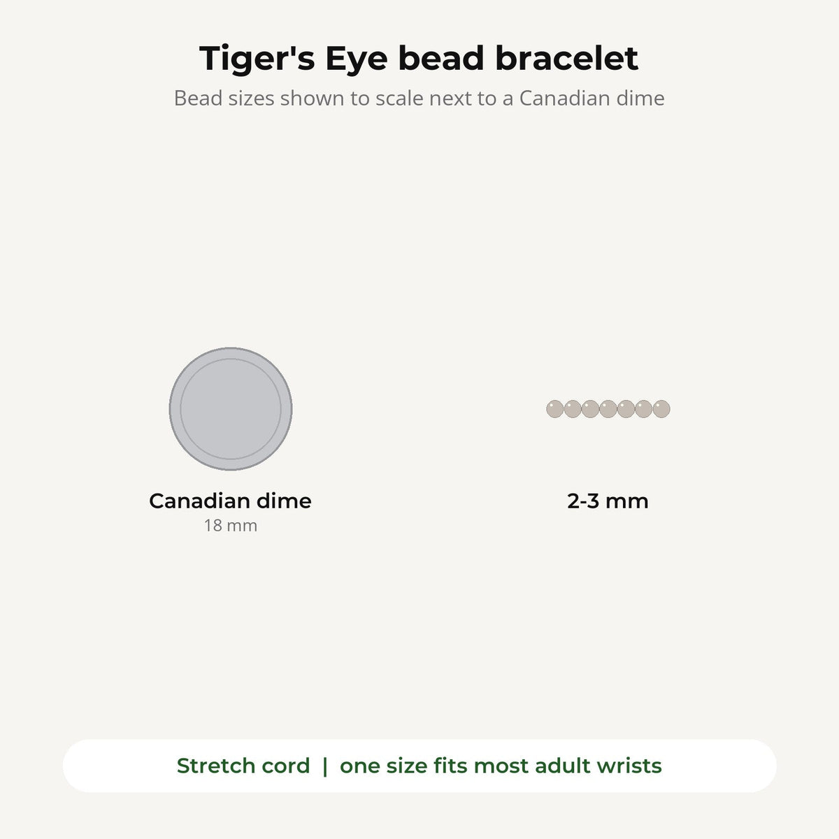 Tiger's Eye Bracelet - 2-3mm