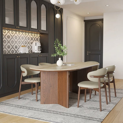 Tokyo Oval Dining Table and Chair Set