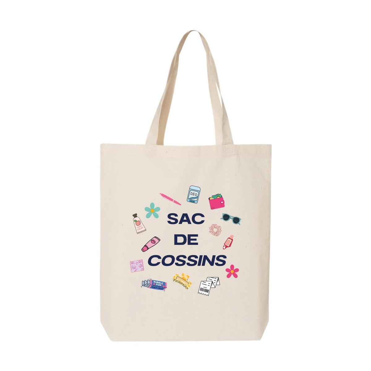 Tote bag "Sac de cossins" imprimé
