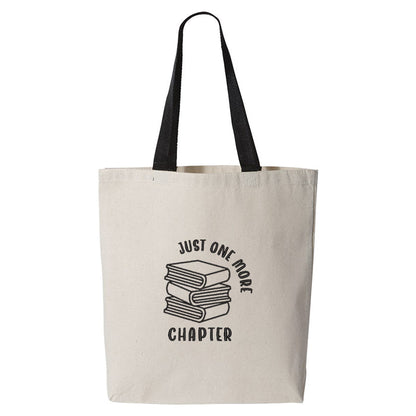 Tote bag "One More Chapter" brodé