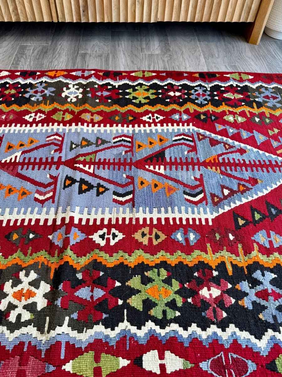 Turkish Uşak Eşme Kilim | 3' 3" x 6'