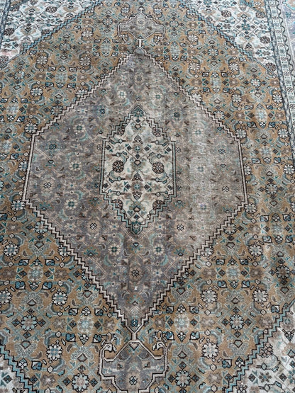 Vintage Ardabil Rug | 6' 11"	x 9' 5"