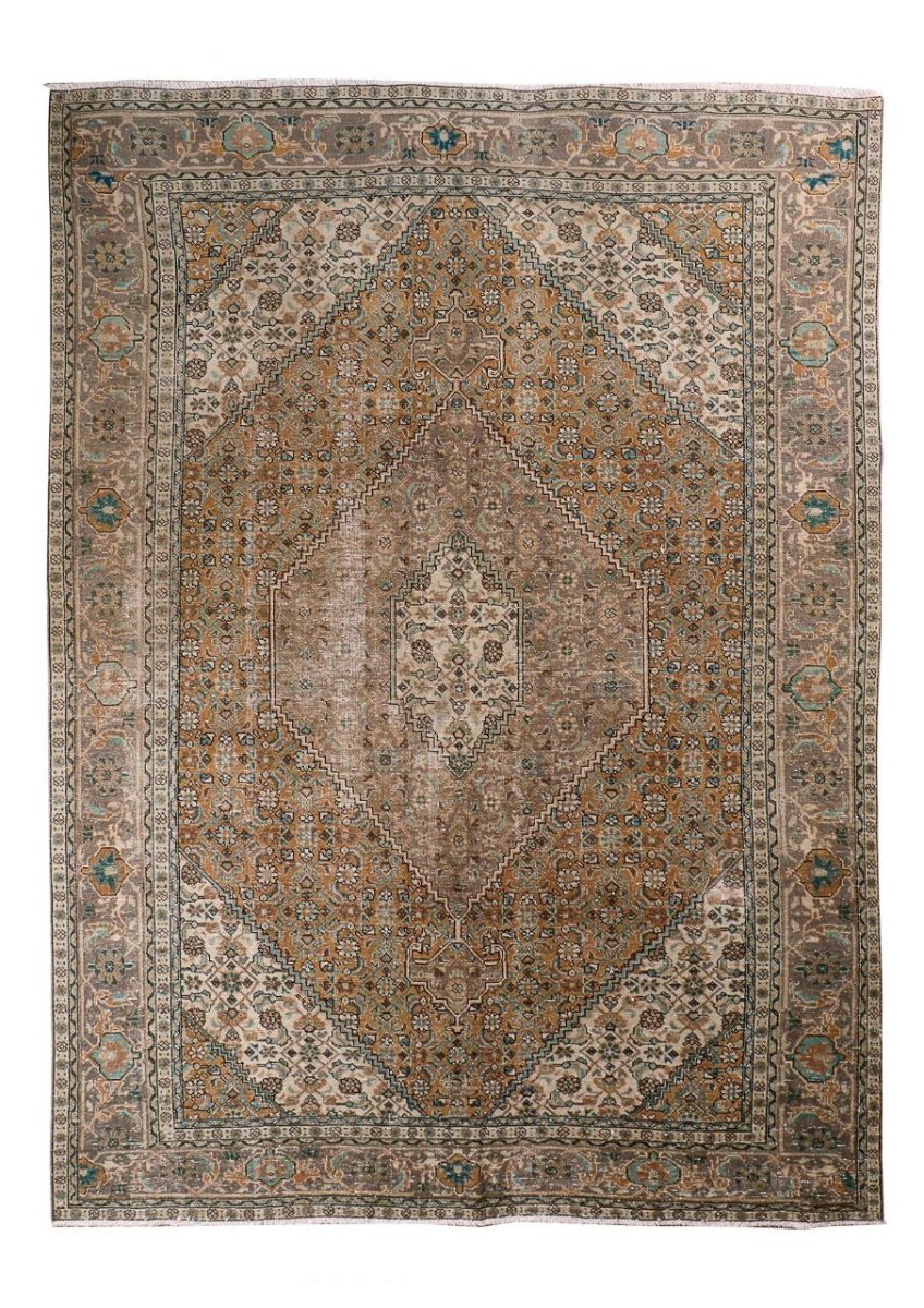 Vintage Ardabil Rug | 6' 11"	x 9' 5"