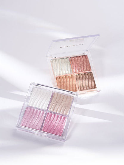 WAKEMAKE Glow Contouring Highlighter Palette 7.8g