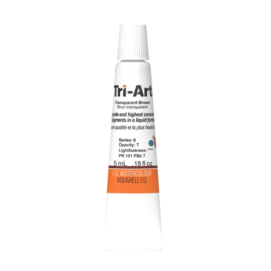 Tri-Art Water Colours - Transparent Brown